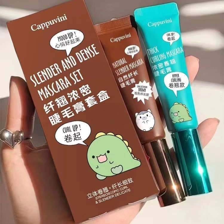 Cappuvini Black & Brown Mascara Set
